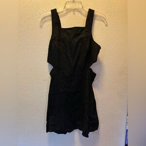 Ecote Black Backless Dress